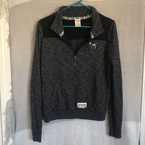 Victoria’s Secret Pink Hoodie Zip-Up Neck Size M